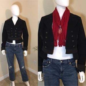 Navy Double-Breasted Ralph Lauren Blazer - M